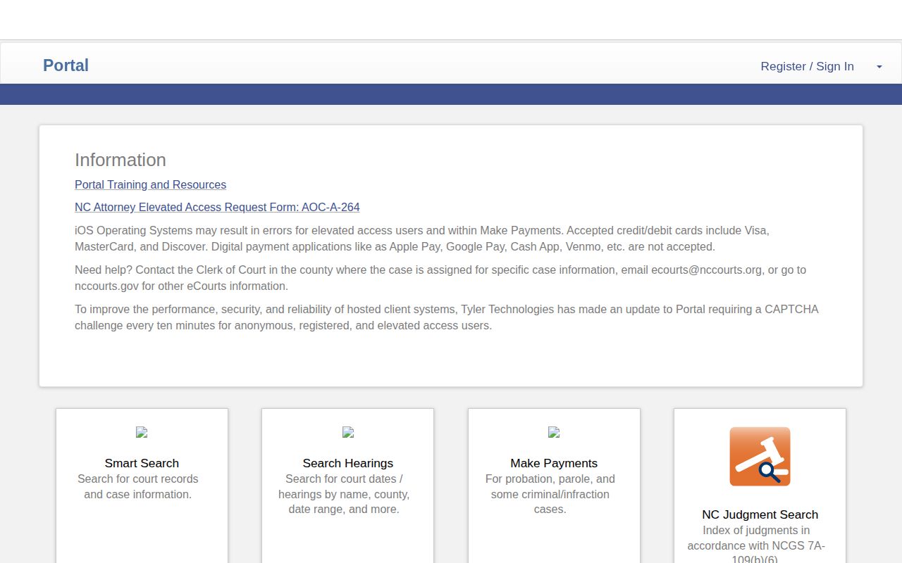Montgomery County released inmate court record portal
